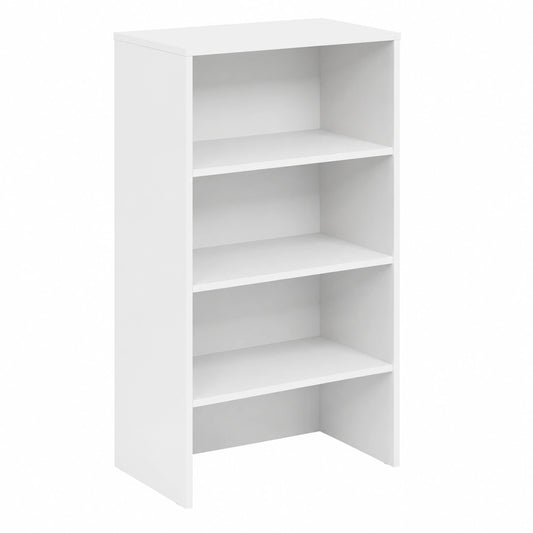 Bureau, avec étagères, coloris blanc, 55 x 50 x 103,5 cm, pour l’espace de travail