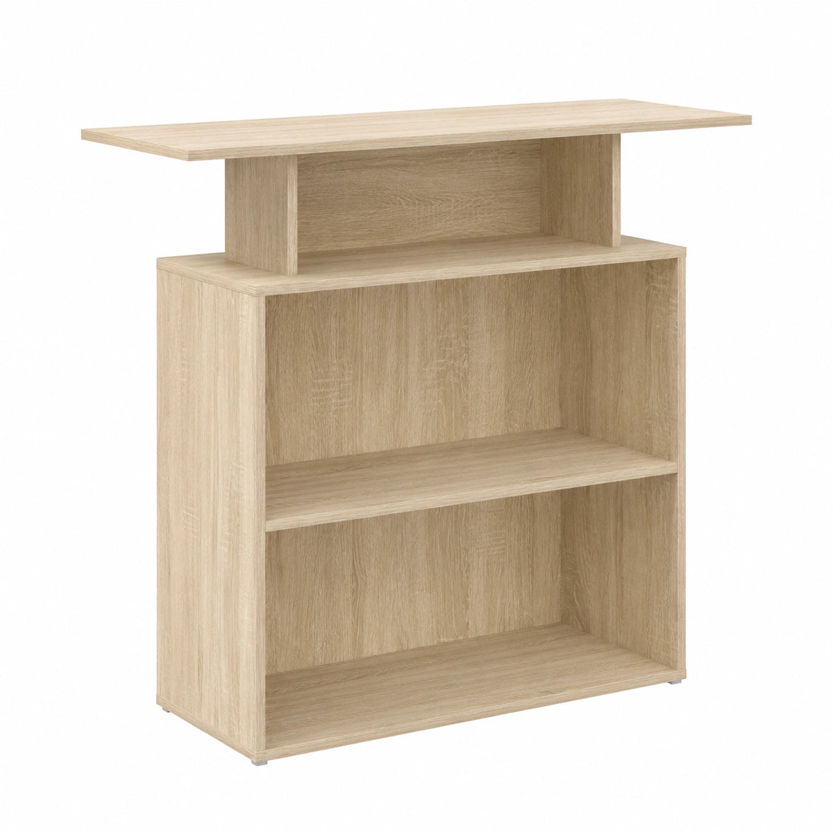 Bureau, avec étagères, en chêne, 100 x 40 x 104 cm, pour l’espace de travail