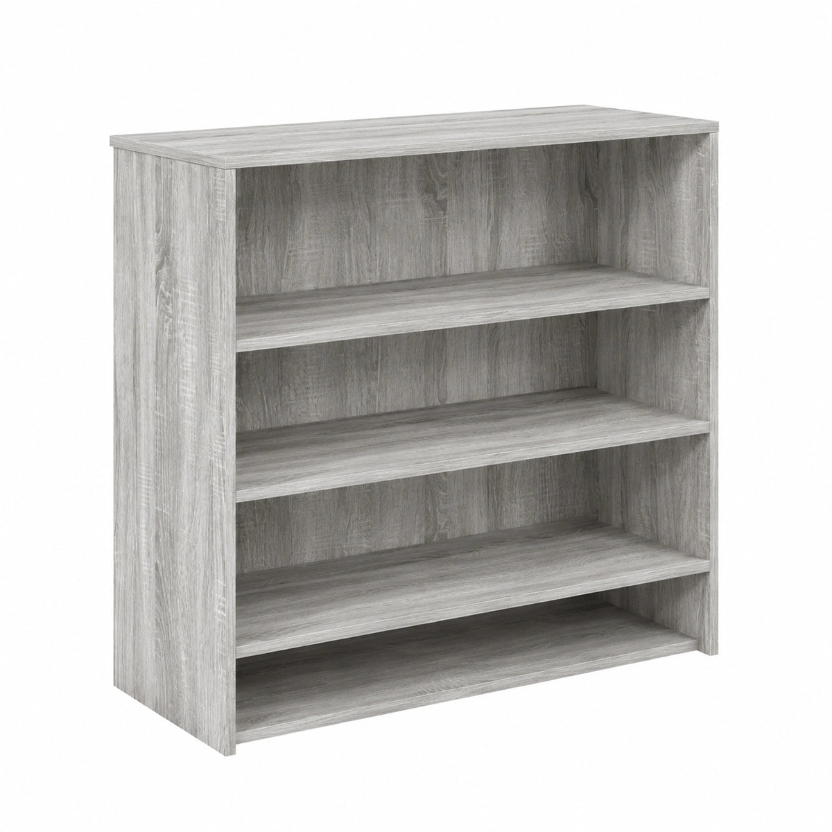 Bureau, avec rangement, coloris gris, 100 x 50 x 103,5 cm, pour l’espace de travail