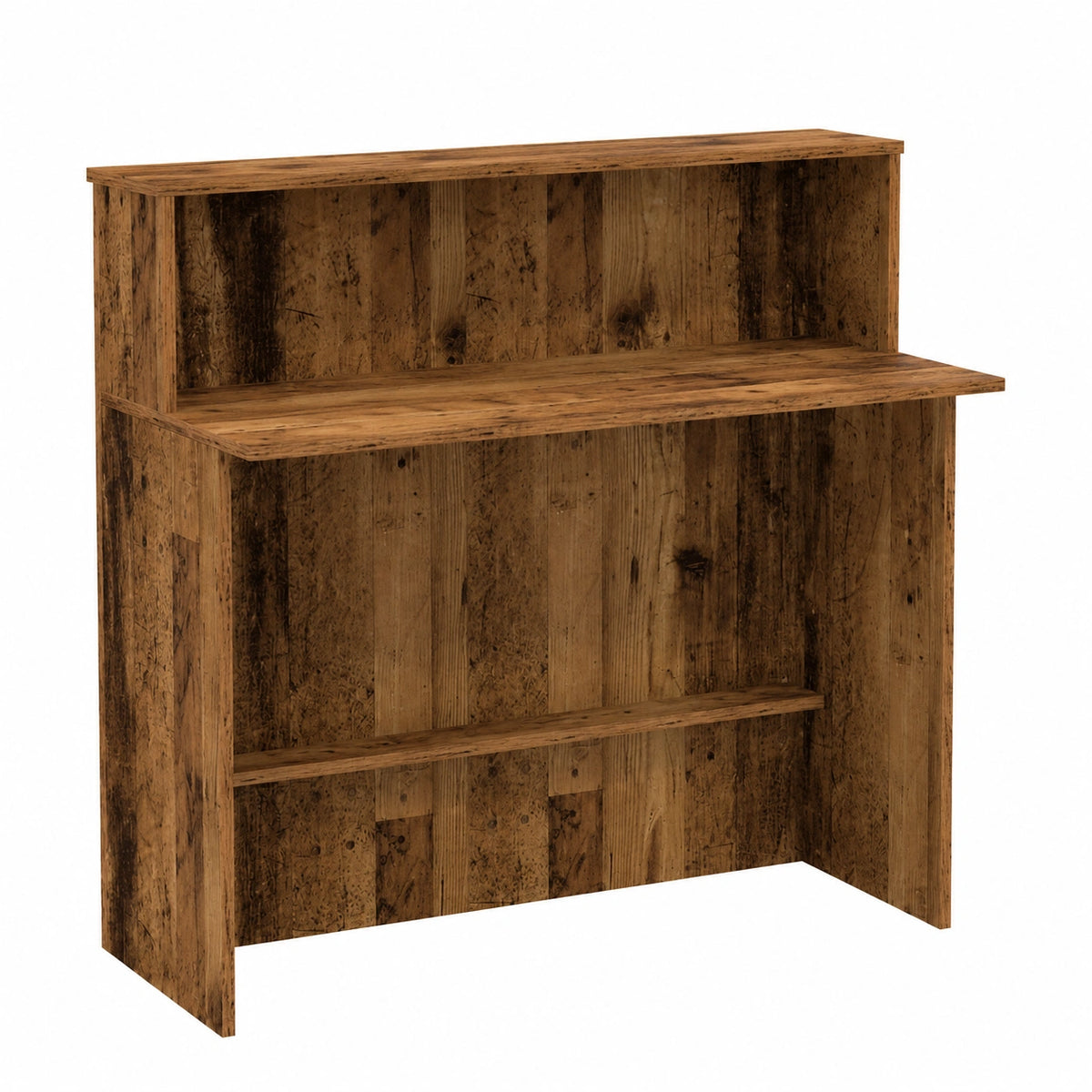 Bureau, avec étagères, 100 x 50 x 103,5 cm, pour l’espace de travail