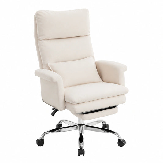 Fauteuil, pivotant, coloris beige, pour le salon ou la chambre