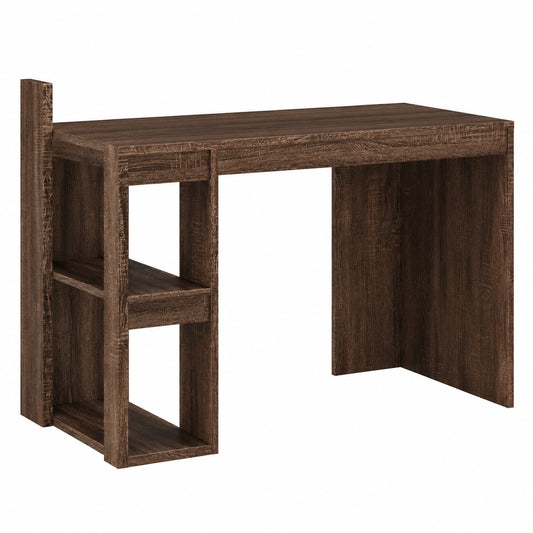 Bureau, avec rangement, en chêne, coloris marron, 103,5 x 56,5 x 94 cm, pour l’espace de travail