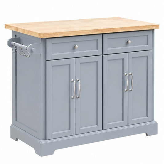 Ensemble de meubles de cuisine, pliable, avec rangement, sur roulettes, coloris gris, pour la cuisine