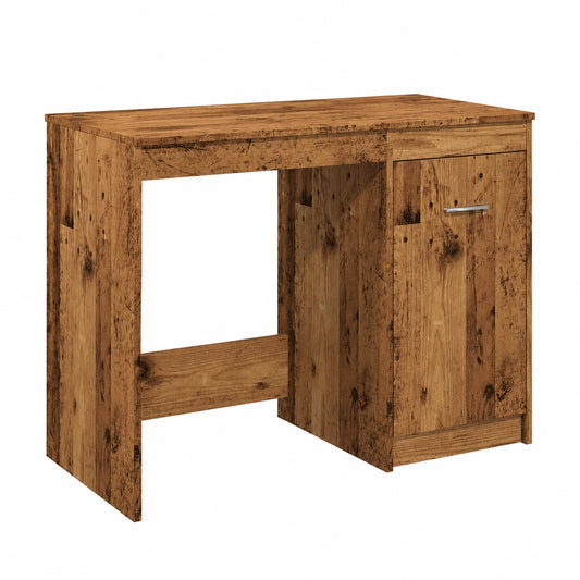 Bureau, réglable, avec rangement, avec étagères, 100 x 50 x 76 cm, pour l’espace de travail